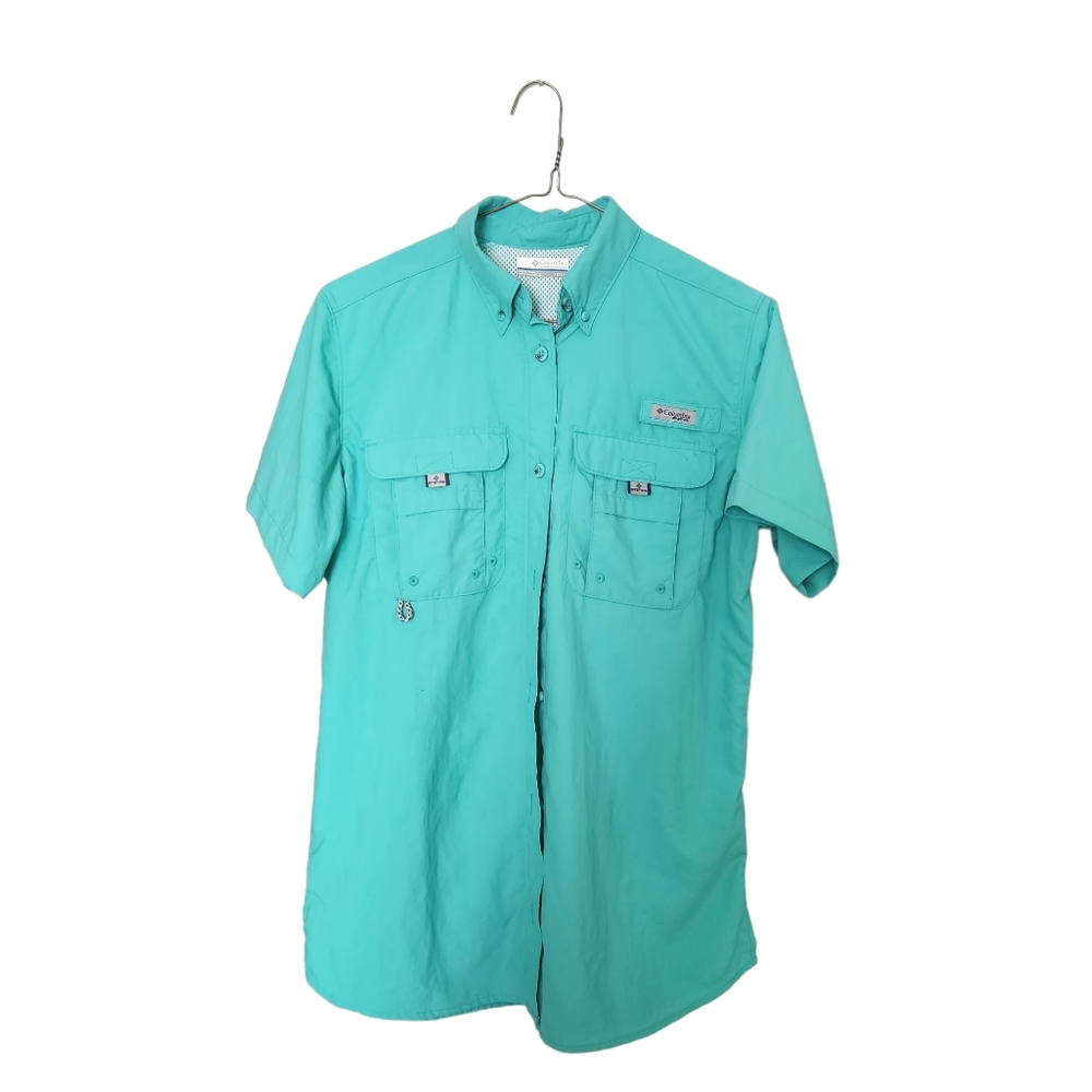 Columbia PFG Active Button Down Short Sleeve Shirt